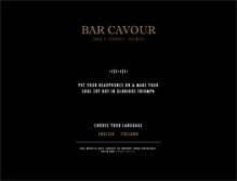 Tablet Screenshot of barcavour.com